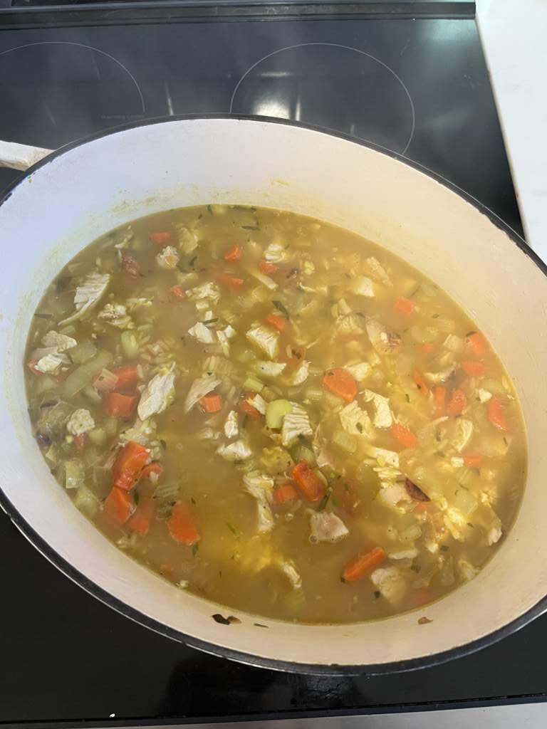 Immune Boosting Lemon Ginger Chicken Soup